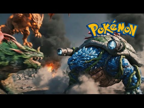 Charizard vs Blastoise vs Venusaur — A Cinematic Battle Reborn