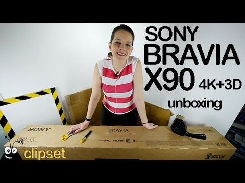 Sony Bravia TV X90 4K unboxing