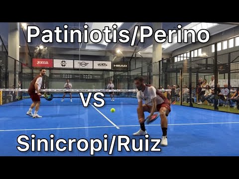 Patiniotis\Perino vs Sinicropi\Ruiz 7-6(5) 6-1 - Finale Serie A Padel 2022