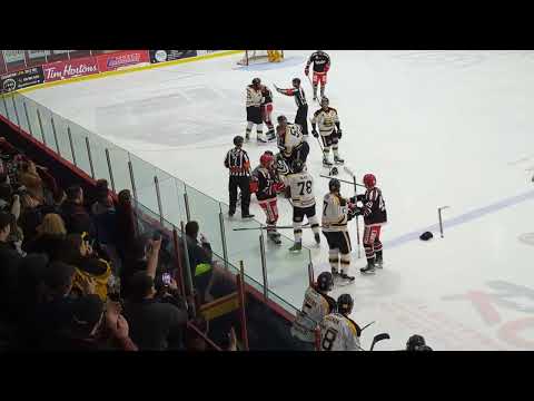 Fight/Bagarre x2 Dave Hamel et Sammy Carbonneau vs Danick Paquette et Cedric Labelle 21 avril 2023