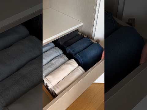 3 ways to store your jeans