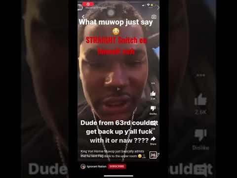 Muwop ￼Snitch on himself🤨