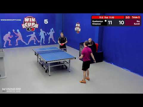 13:30 Кирсанов Константин 3-0 Кутний Илья   стол 5  ЮГ-4  28.06.22