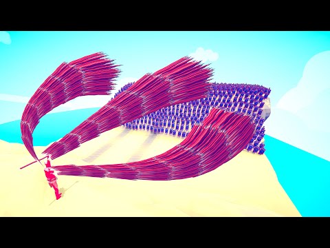 3x GOD SPEAR THROWER vs 100x EVERY UNIT - Totally Accurate Battle Simulator TABS