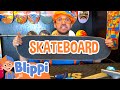 Skate Boards With Blippi Blippi Skateboards With Shaun White Educational Videos For Kids