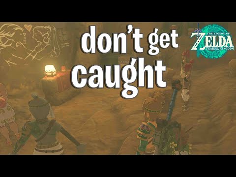 Sneak and eavesdrop into Daytime Voe and You class in Zelda Tears of the Kingdom