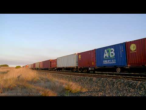 3MA5 Pacific National Container Train (30/3/2021) - PoathTV Australian Railways For Railfans