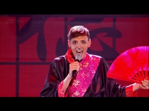 Johnny Robinson is ready for Kylie Minogue - The X Factor 2011 Live Show 2 (Full Version)