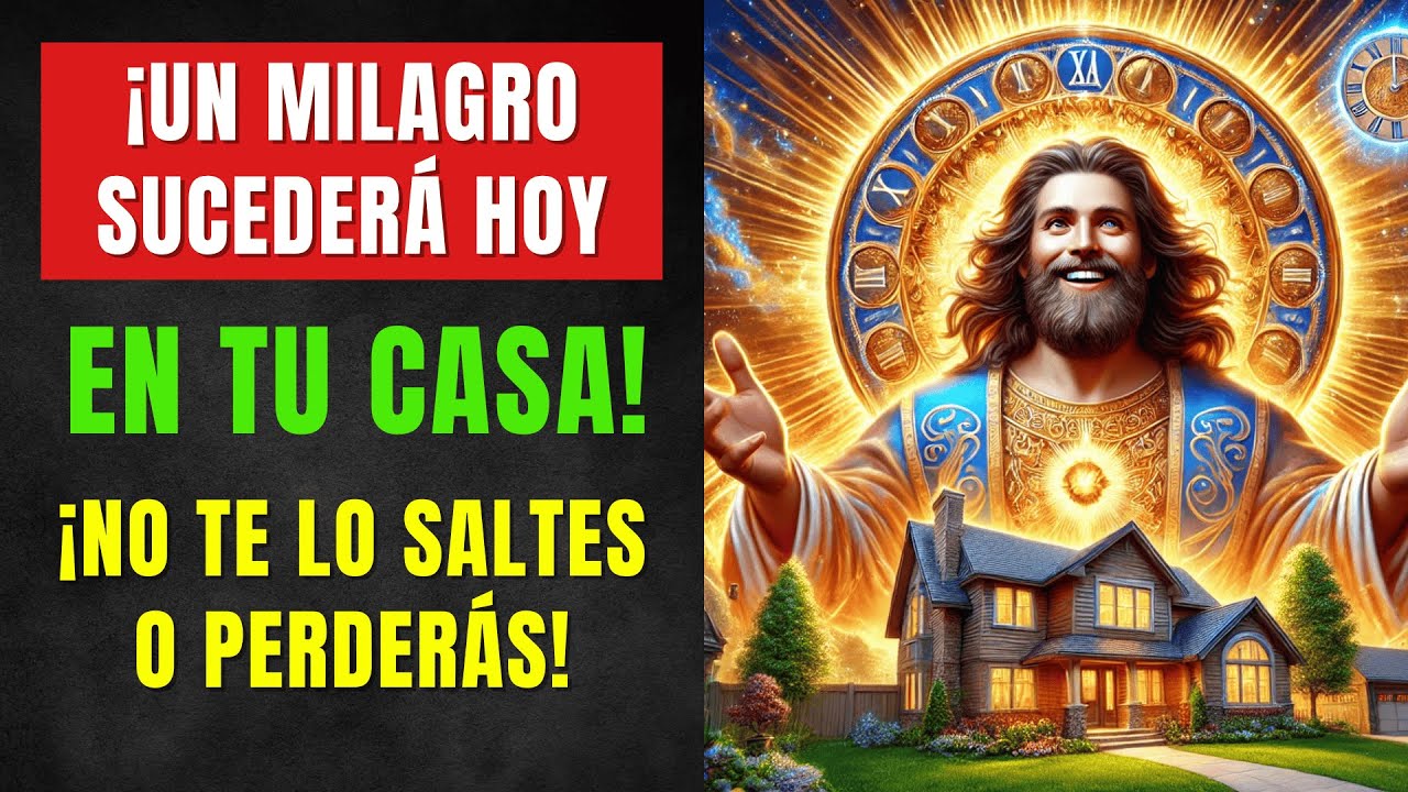 ¡UN MILAGRO SUCEDERÁ HOY EN TU CASA! No lo saltes, podrías perder una gran bendición! #diosbendice