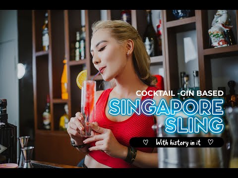 HOW TO MAKE - SINGAPORE SLING Gin Based Cocktail