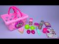 Disney Minnie Mouse Bowtastic Shopping Basket Set Satisfying With Unboxing Compilation Toys ASMR