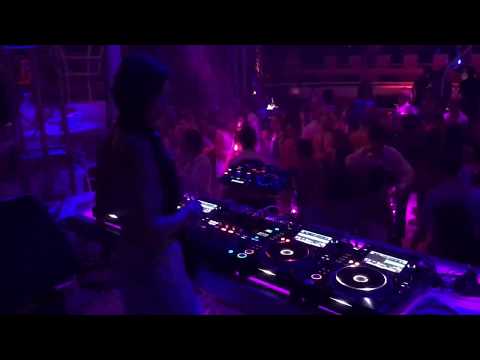 OlESIA BOND aka ALESSA KHIN  IN VIA NOTTE  club . France . Corsica