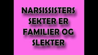 84. Narsissisters sekter - familien/svigerfamilien