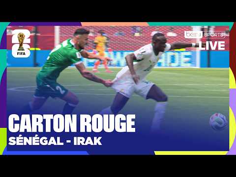 LIVE – L'IRAK RÉDUIT À 10 DANS LA FOULÉE DU BUT SÉNÉGALAIS !
