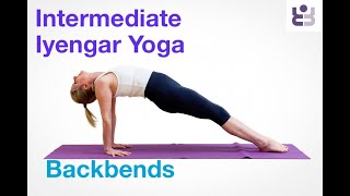 Intermediate Iyengar Yoga - Open stiff upper back with backbends