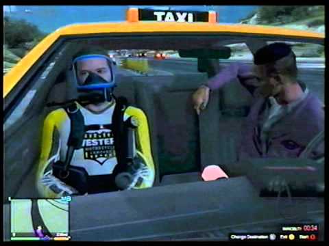 GTA 5 FRONT SEAT TAXi CAB RIDE
