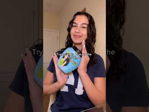 Skala blue for the first time! #skala #curlyhair #curlyhairstyles