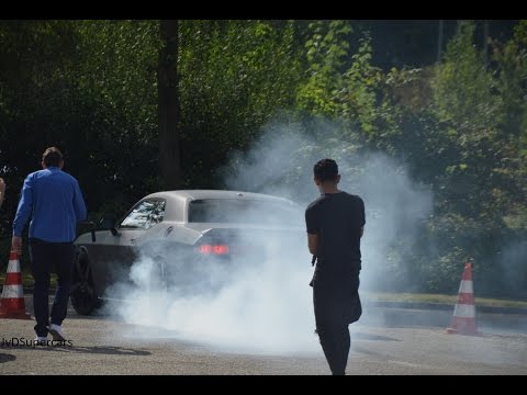 Cars Arrive & Leaving Cars & Coffee Dordrecht! BURNOUTS & LOUD accelerations!