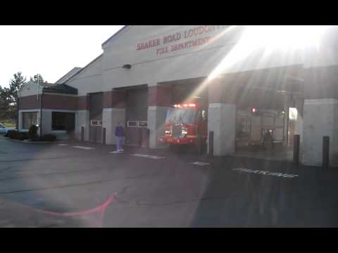 Shaker Road Loudonville FD- E445 Responding