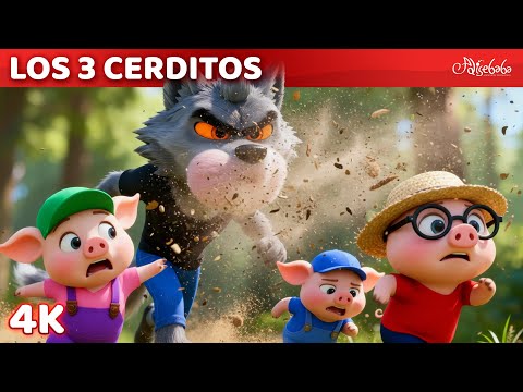 Los 3 Cerditos y el Lobo Feroz + Canción Final 🐷🎵 Cuentos infantiles para dormir en Español