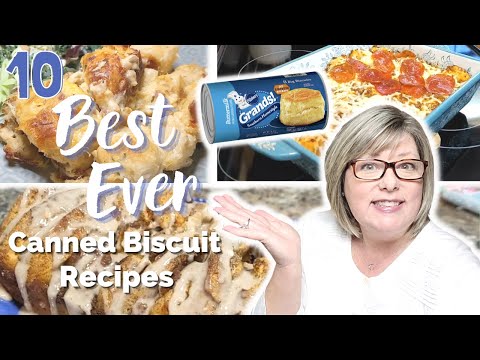10 BEST EVER Canned Biscuit Dough Recipes! Quick & Easy Refrigerator Biscuit Dough Recipes