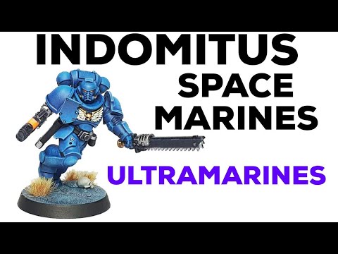 How to paint Ultramarines FAST –  Airbrush + Drybrush
