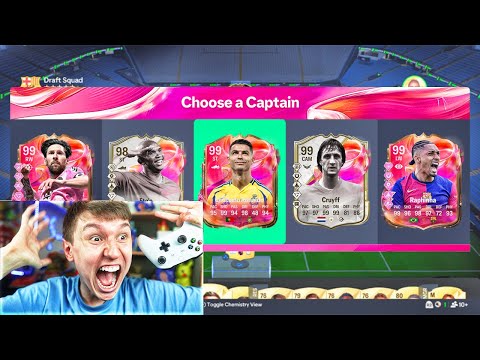 99 RONALDO IN 130 RATED FUTTIES FUT DRAFT! (EA FC 25)