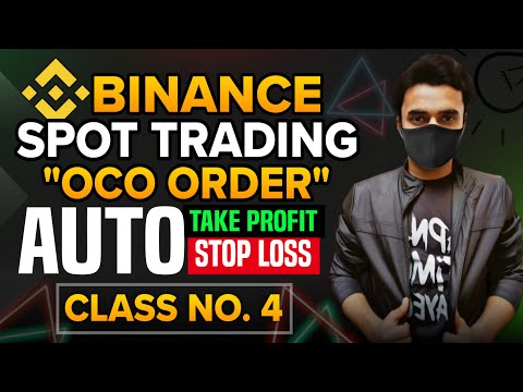 Binance Spot Trading OCO Order Strategy | Auto Take Profit & Stop Loss