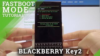 How to Enter Fastboot Mode BLACKBERRY Key2 - Bootloader Mode