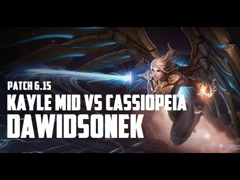 Best Kayle World - "Dawidsonek" in Midlane vs Cassiopeia | Challenger | Patch 6.15