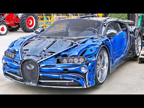 Bugatti Chiron hechos con chatarra.