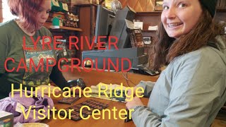 preview picture of video 'FIRST STOP HURRICANE RIDGE VISITORS CENTER THEN OFF TO LYRE RIVER CAMPGROUND OLYMPIC NATIONAL PARK.'