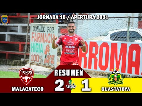 Malacateco 2 vs Guastatoya 1 / RESUMEN Y GOLES / Jornada 10 Apertura 2021