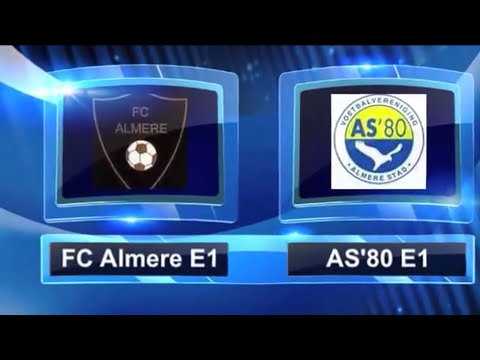 FC Almere E1 - AS'80 E1