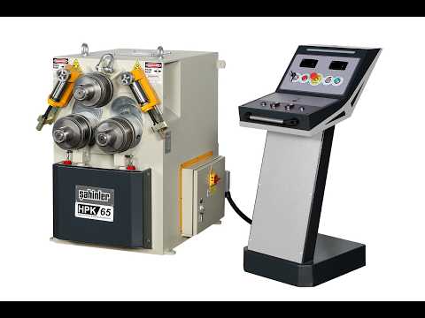 Profile bending machine with hydraulic feed of rolls HESSE b