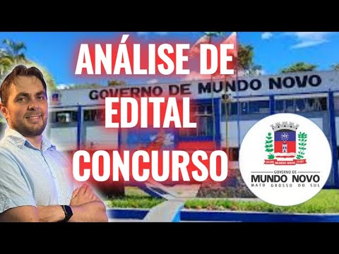 CONCURSO PREFEITURA DE MUNDO NOVO-MS|EDITAL