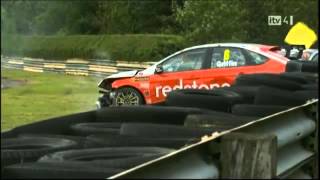 BTCC 2012 Croft Griffin schwerer Unfall