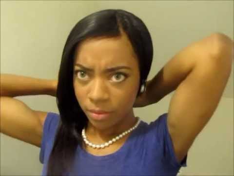 flat ironing relaxed hair