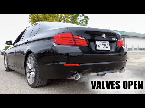 BMW F10 535i Exhaust Sound Armytrix Valved and Install! OEM+