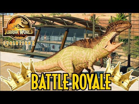 ALL 26 CARNIVORES BATTLE ROYALE - Jurassic World Evolution 2