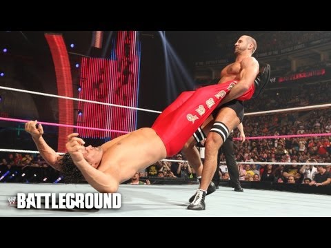 The Cesaro Swing on The Great Khali at WWE Battleground