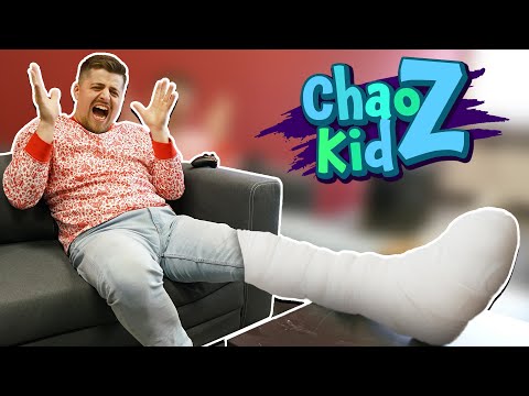BEIN GEBROCHEN! Zack verletzt sich bei Oster-Eier suchen! | ChaoZ KidZ #19