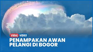 Download lagu A Rare Phenomenon: Rainbow Clouds Appear in Bogor mp3