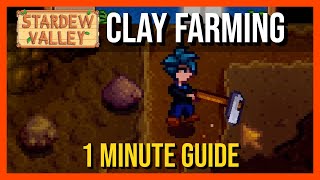 Where to Get and Farm Clay in Stardew Valley - Tips for Beginners #Shorts