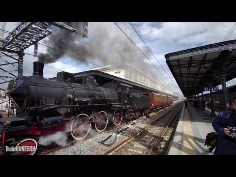 Vapore alla stazione di Pistoia