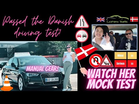 Ep. 10 - Practical Driving Test Passer - Kastrup Evaluerende praktiskprøve - Mock Driving Test
