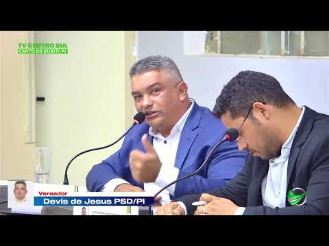 Sessão da câmara de vereadores de Canto do Buriti Piauí 03/12/2025