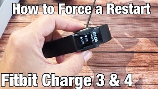 Fitbit Charge 3 & 4: How to Force a Restart (Forced Reboot) Fixes Black Screen or Frozen