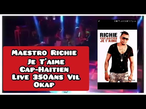 KLASS Live "Je T'aime Cap-Haitien" 350Ans Vil Okap Maestro Richie