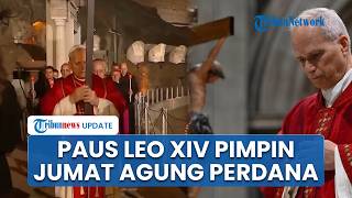 Momen Paus Leo XIV Pimpin Prosesi Jumat Agung di Roma, Ribuan Umat Hadiri Perayaan Perdana